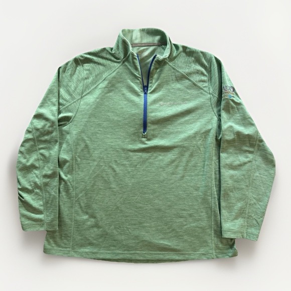 Vineyard Vines Other - Vineyard Vines Performance 1/4 Zip Jacket Mens XL Green Sankaty Pullover Golf